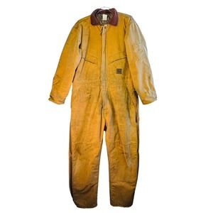 Berne Duck‎ Insulated Coveralls Men's Large Reg 44-46 Thrashed Patina Workwear